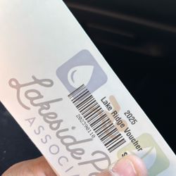 Lakeside Park Association Vouchers  For south  Lake Tahoe