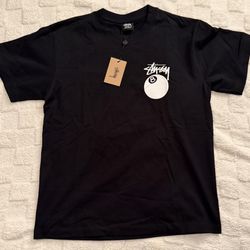 Stussy Men's Eight Ball Short Sleeve T-Shirt  Size Small