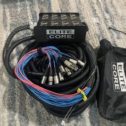 Elite Core  audio Snake 50 ft 