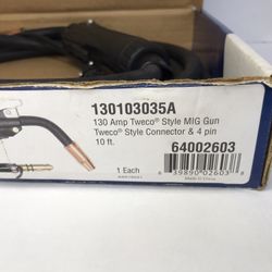  RAD(contact info removed)3 - RADNOR Pro 130 Amp - 190 Amp .030" - .035" Air Cooled - 10' Cable/Lincoln-Tweco 4 Pin Style Connector