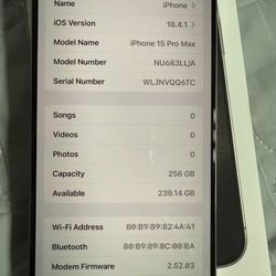 iPhone 15 Pro Max 