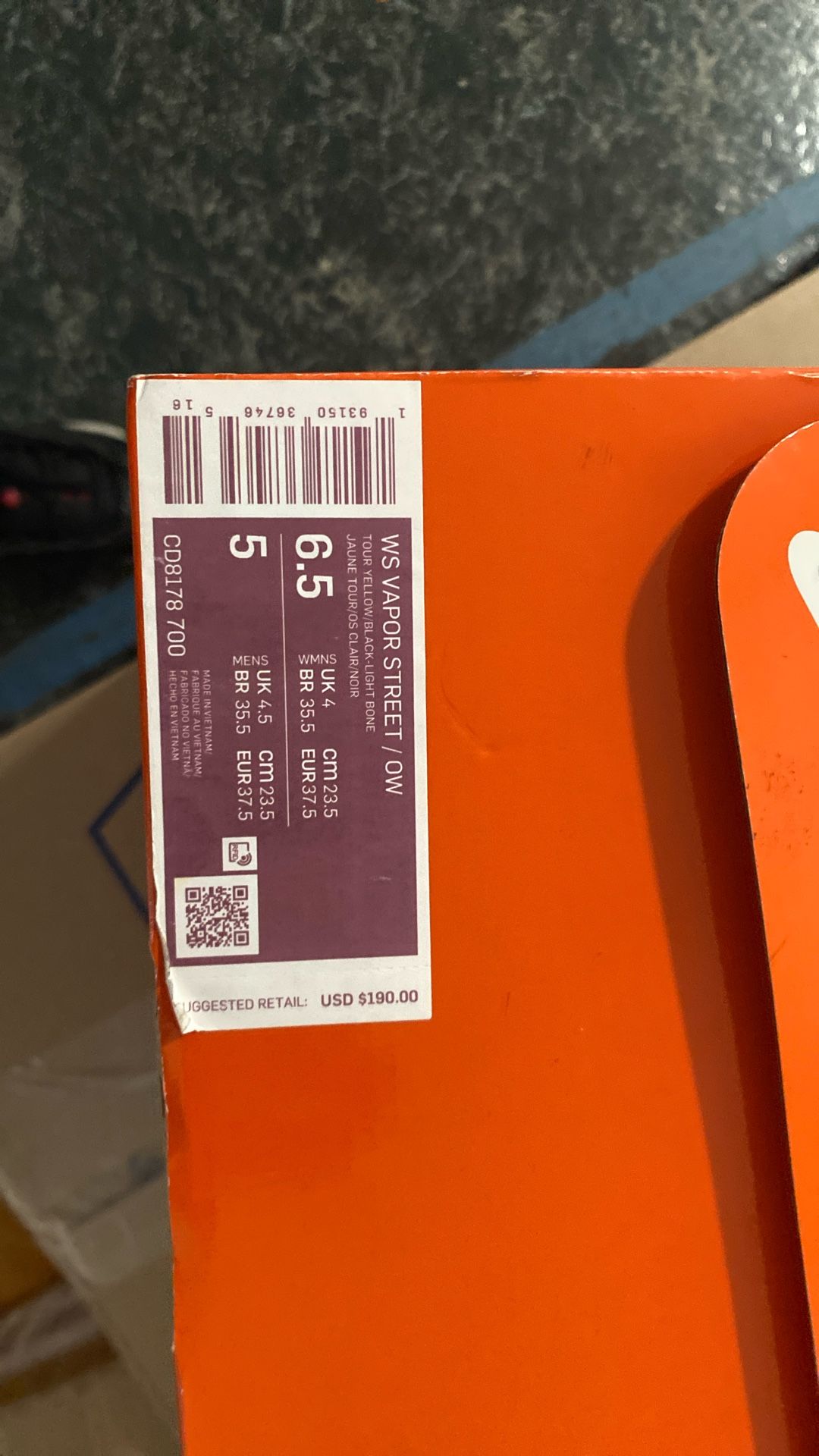 Off White Nike Vapor