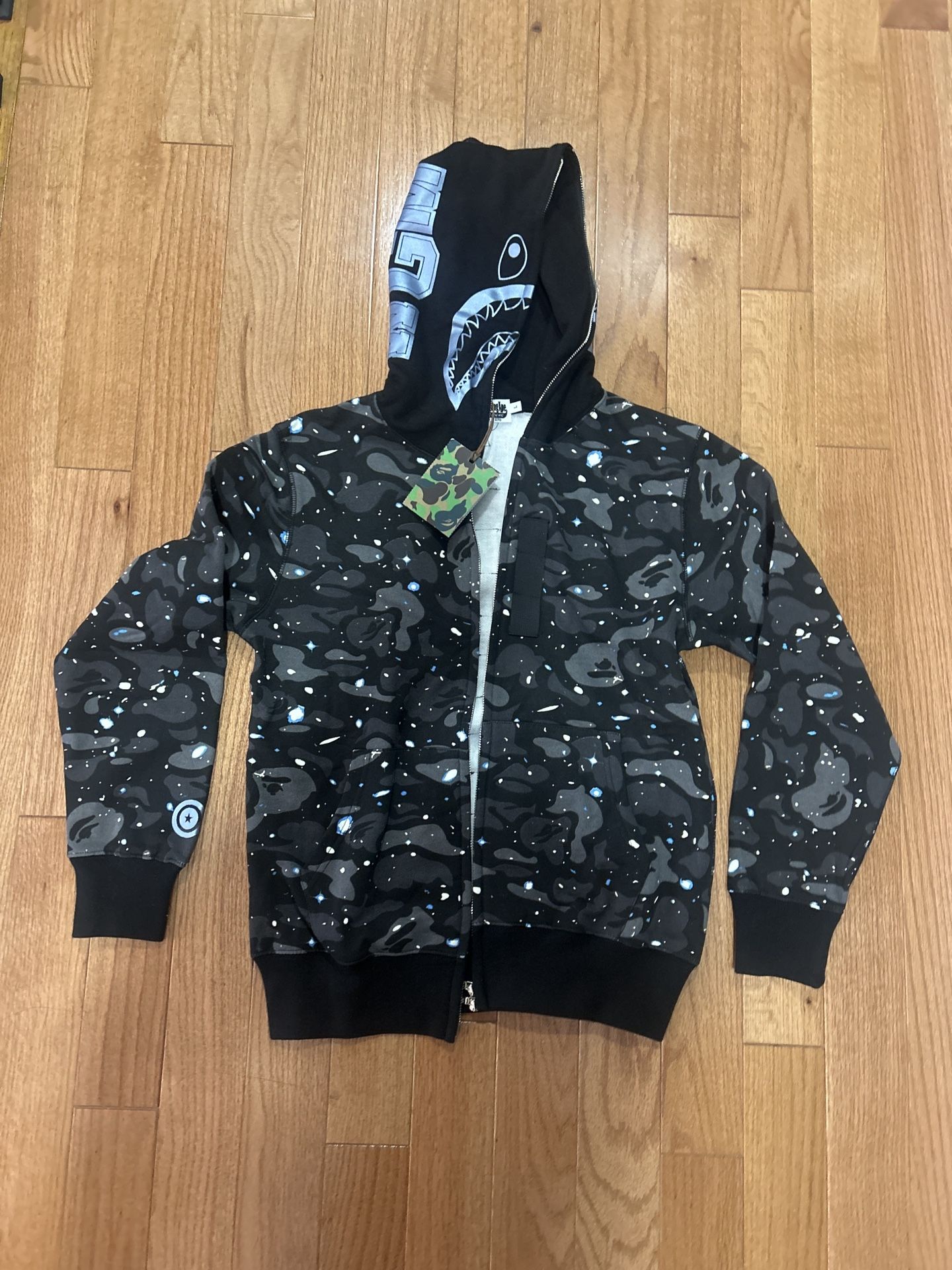 BAPE Shark Hoodie – Space Camo (Size L)