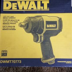 Brand New Dewalt ½" Air Impact 