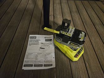 New Ryobi 18V HP 4ah Battery & charger