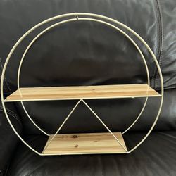 Semi Circular Wall Shelves for Living Room Modern Clean Look