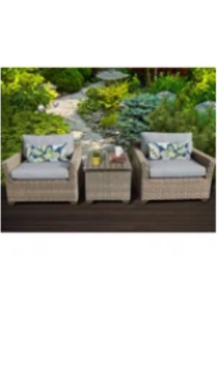 Anupras 3 Piece Outdoor furniture  By Lark Manor