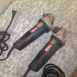 Ryobi grinders