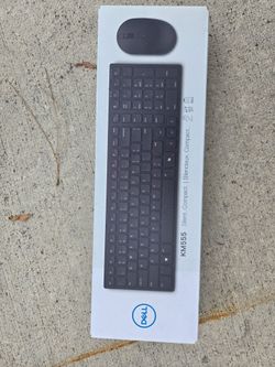 New - Dell KM555 Silent Compact Keyboard Mouse Combo