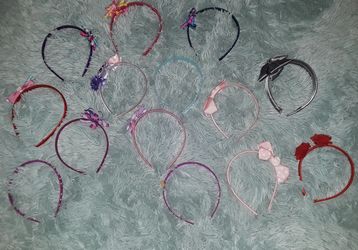 Girls headbands 14 total