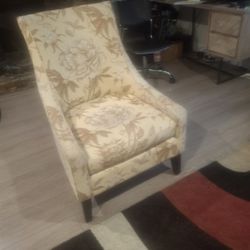 Yellow Accent Chair With Arm Rest
