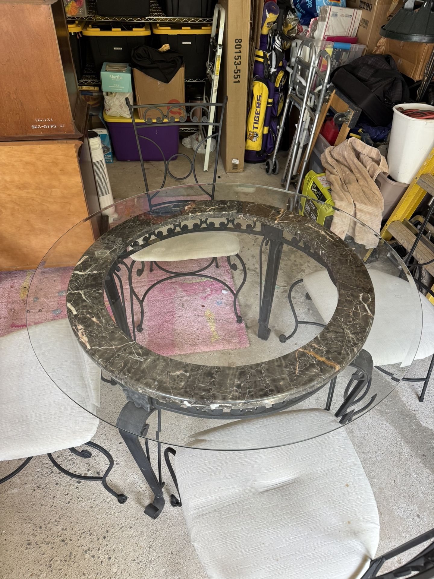 Kitchen/Breakfast Table and chairs, Coffee Table,End Tables