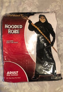 This is just a Hooded Robe only Does it include mask or the holding stick