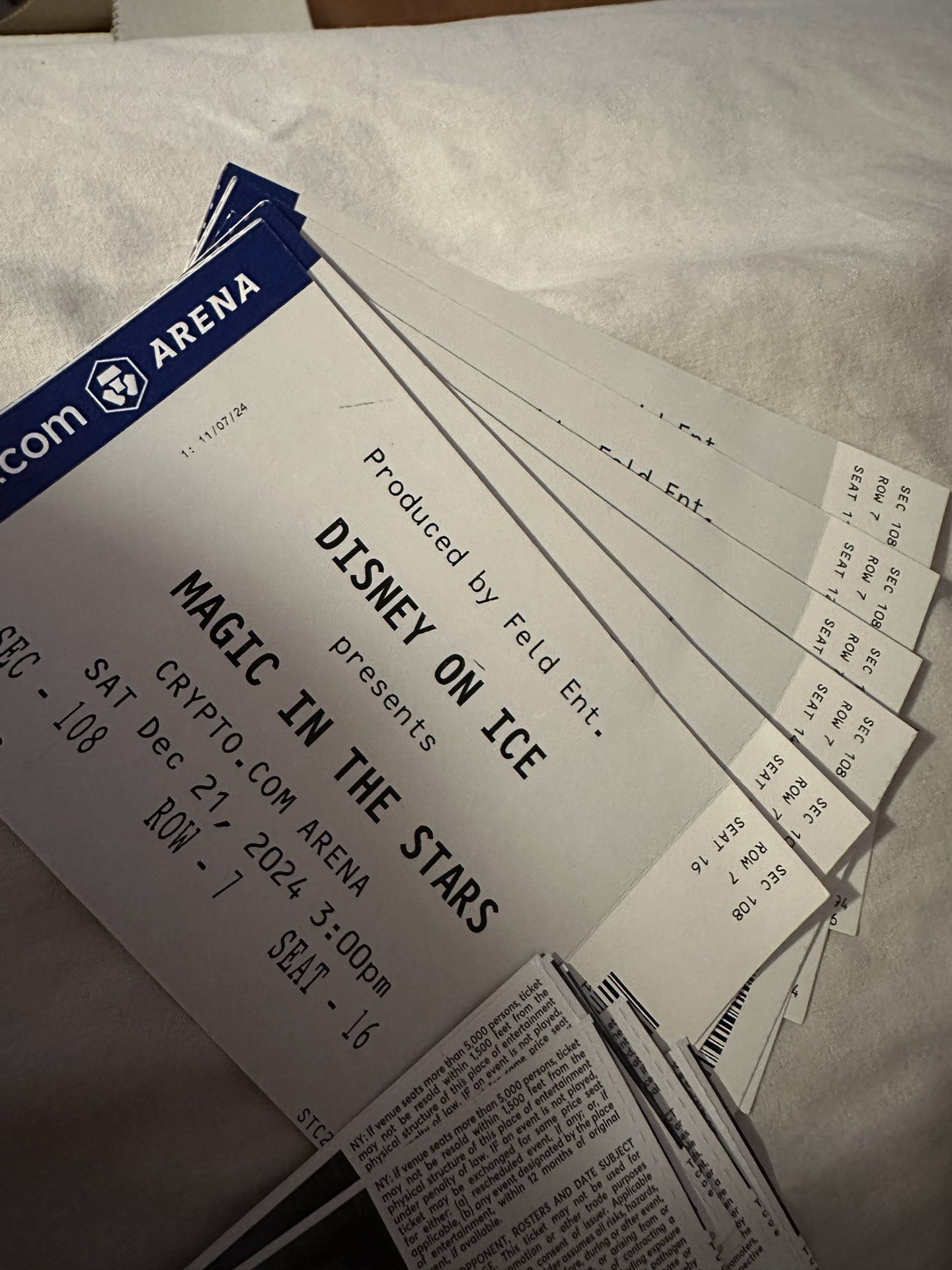 Disney On Ice Crypto Or Ontario Or Row D 🌸Long Beach Arena Row D/E/