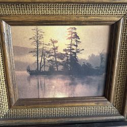 Two Vintage Framed Oil On Canvas