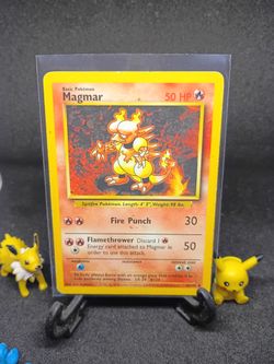Pokemon 1999 Magmar base set lp