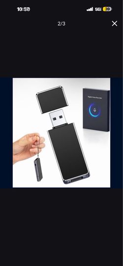 64GB Digital Voice Recorder with AI Noise Reduction – USB Voice Recorder