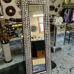 Very Large Mega Glam Floor Mirror! 64”x22 