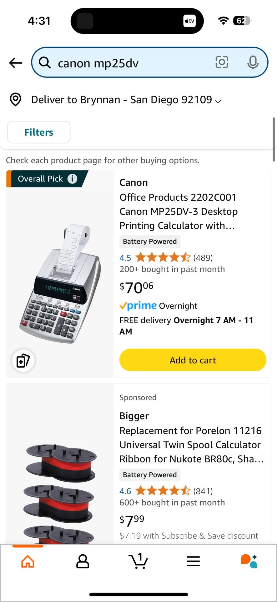 Printing Calculator