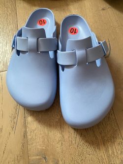 Birkenstock Boston Blue EVA sandal Size 41