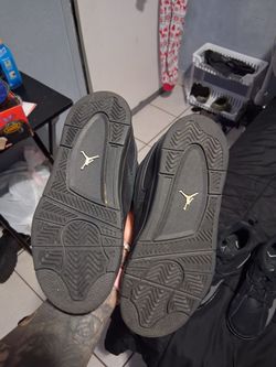 Air Jordan 4 Black  Sneakers
