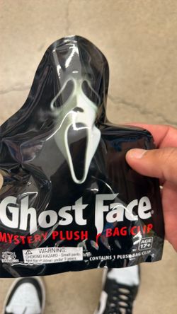 Ghostface mystery plush bag clips