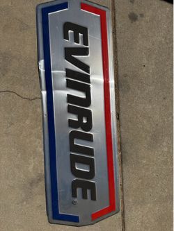 Evinrude  shop sign