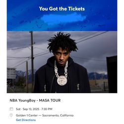 NBA Youngboy Sacramento Tickets 