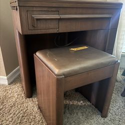 Art Deco Vanity/Sewing Machine 