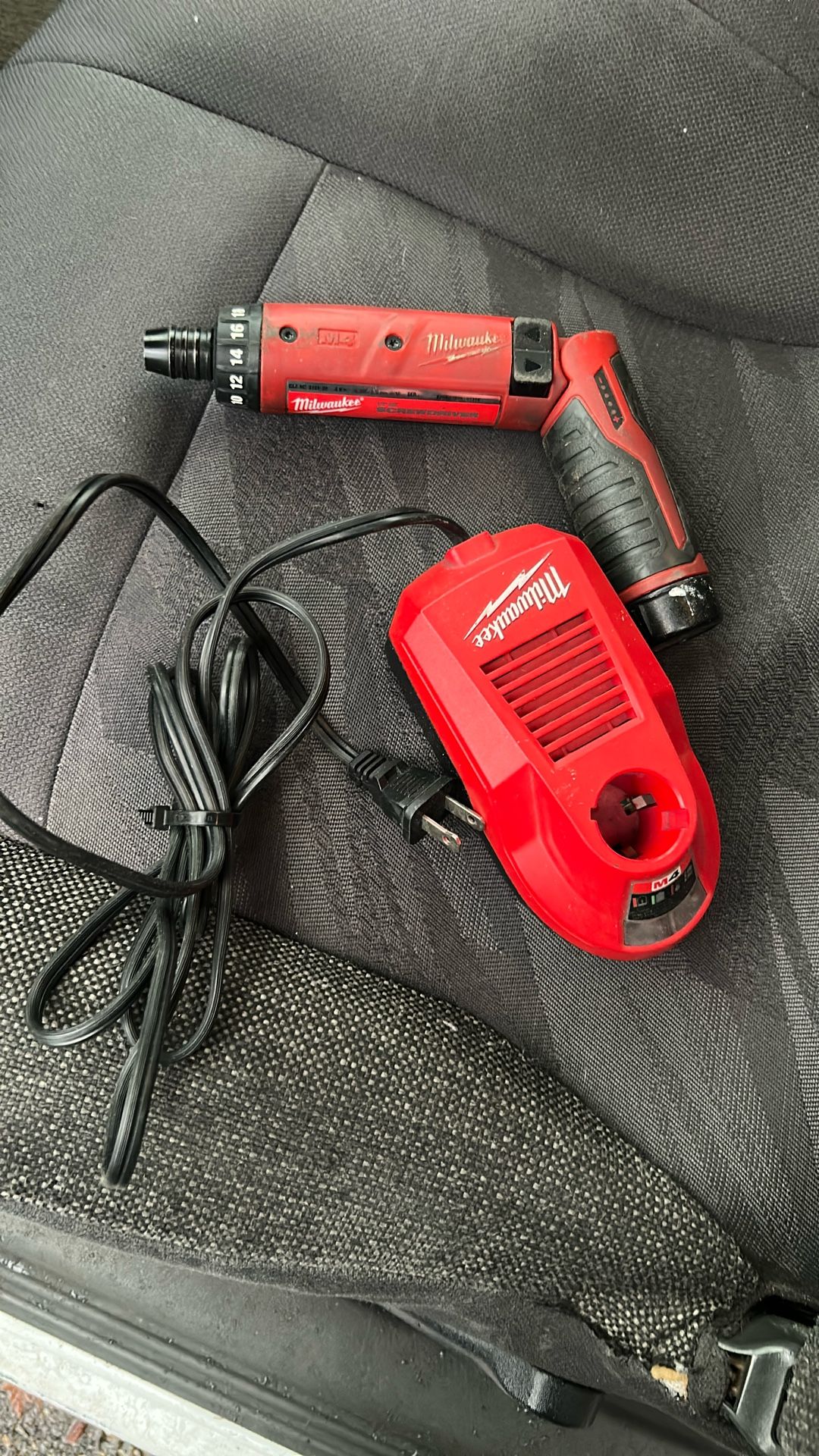 Milwaukee M4 Drill With Battery And Charger