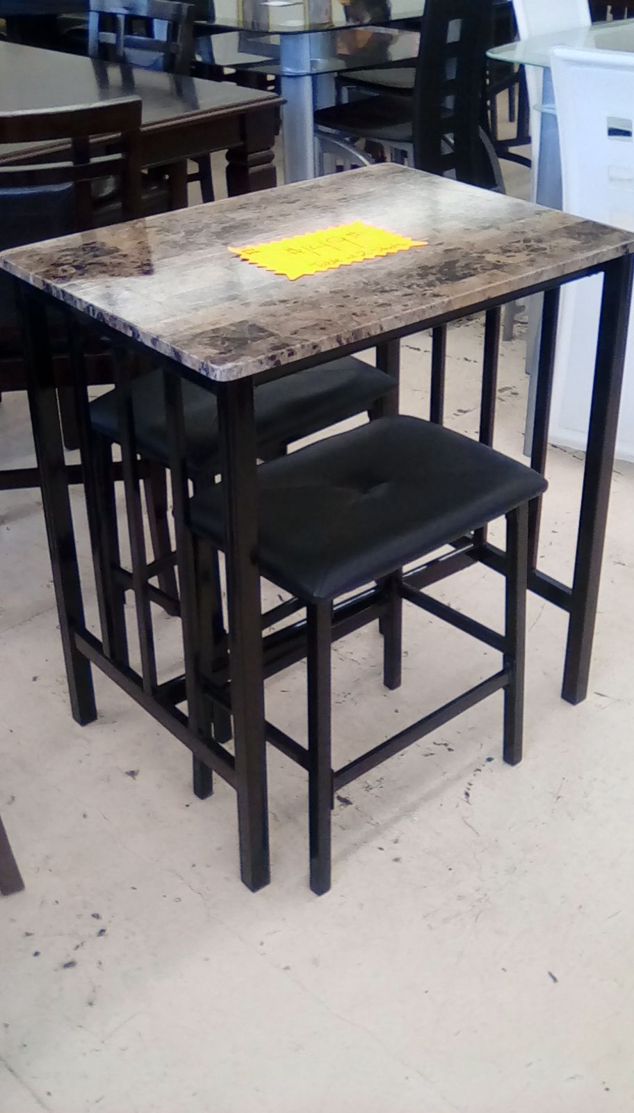 $88 Brand new bar table with two stools