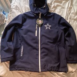 Dallas Cowboys Soft Shell Coat Fleece Lined