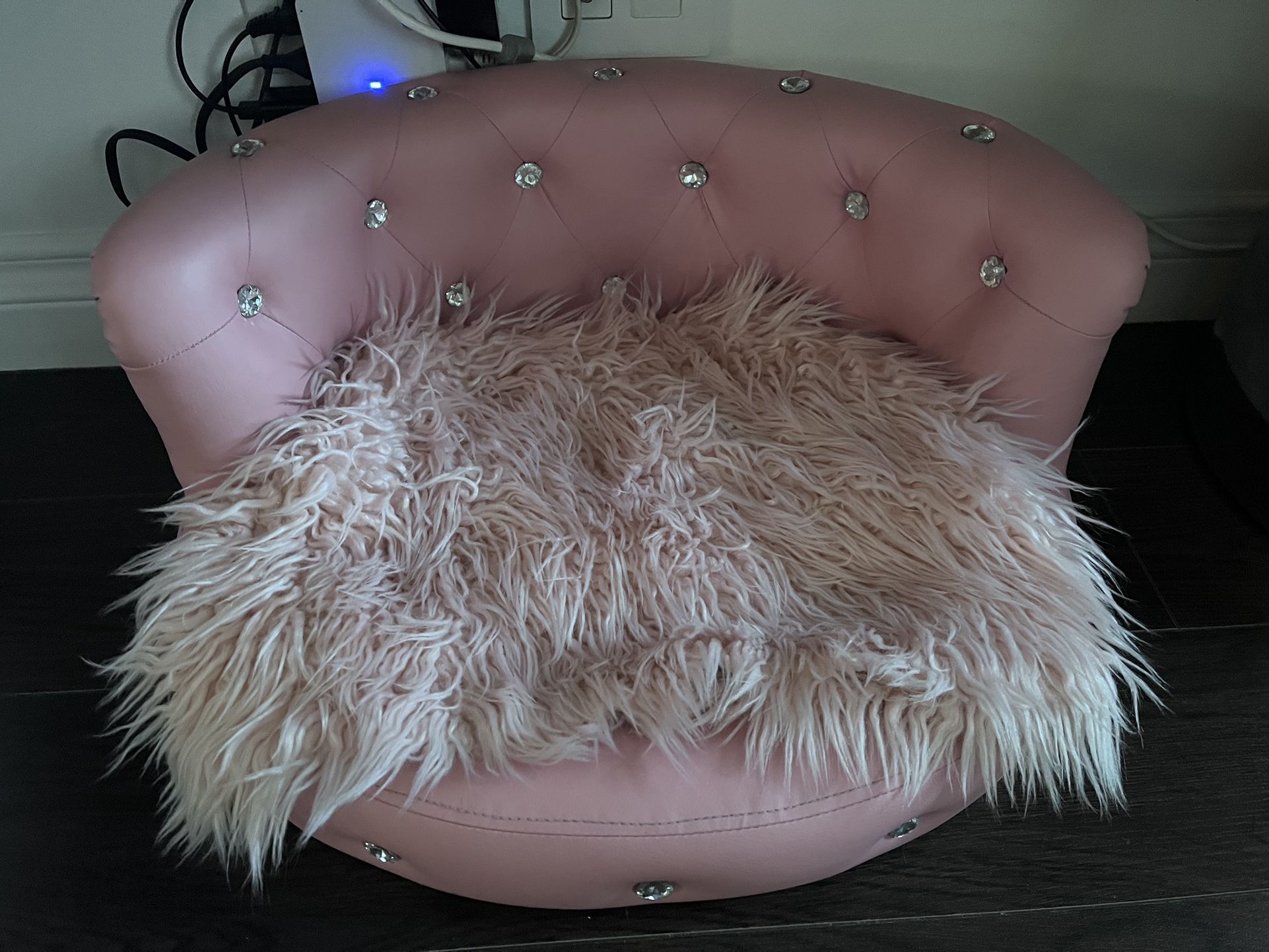 Pink Small Dog Couch/bed