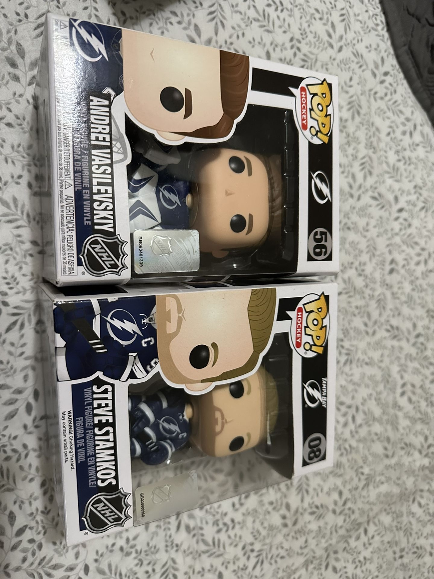 Tampa Bay Lightning Funko Pops (2)