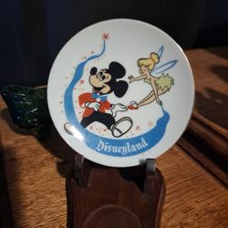Vintage Disney Souvenir Plate From Japan
