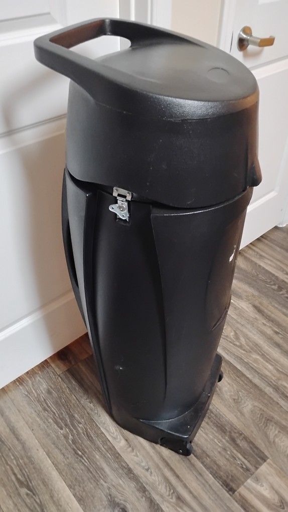 GRAFX Tube Hard Case 41"HX13"D Trade Show Display Case W/ Wheels