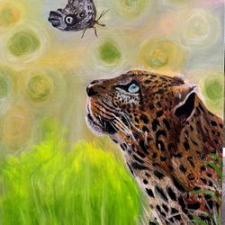 Acrylic Painting, 18x24 - The Encounter