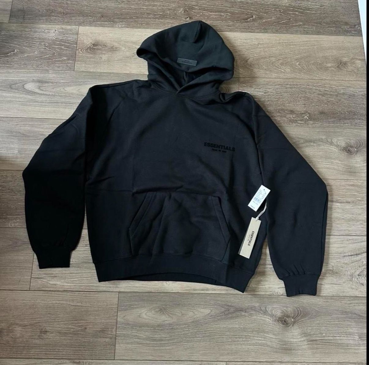 🖤 Essentials Fear of God Black Hoodie – Medium