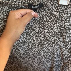 Asymmetrical Floral Skirt 