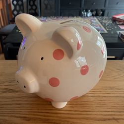 Pottery Barn Ceramic Piggy Bank