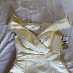 Oleg Cassini CMB321 Ivory Wedding Dress – Size 14 – Davids Bridal Designer Gown - Never Worn - Original Tags Still On Dress