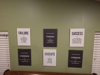 Insperational wall art