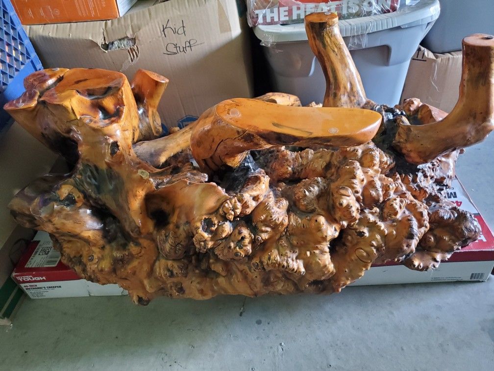 Antique Burl Table
