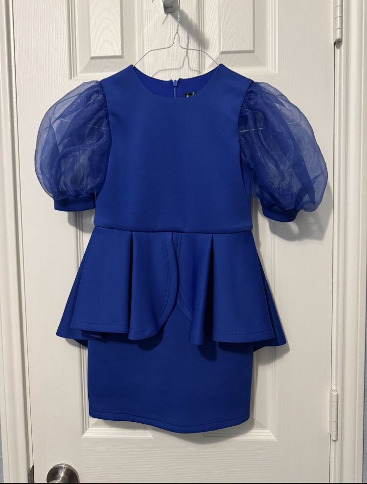 Marc Defang Bubble Sleeve Interview Dress
