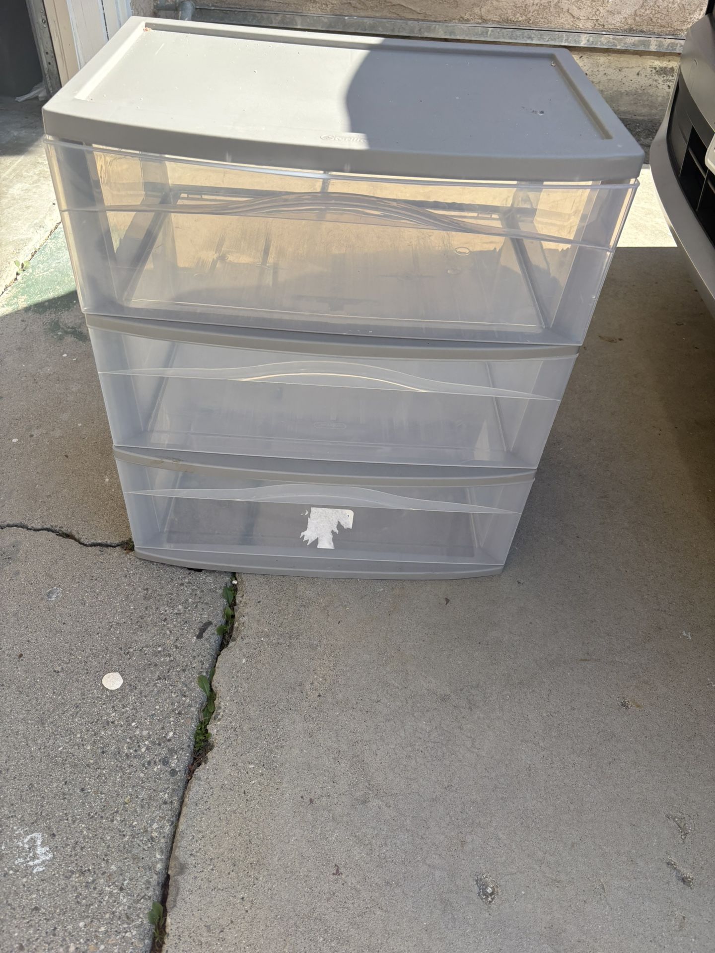 3 Drawer Plastic Drawer