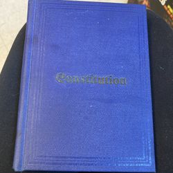  1902  Constitution BOOK  Excellent  Condition  148 Pages 