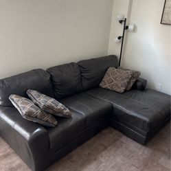 Leather Sofa - 2 Piece Sectional