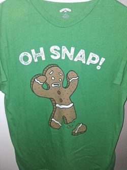 Holiday Time Oh Snap Gingerbread Christmas T-Shirt