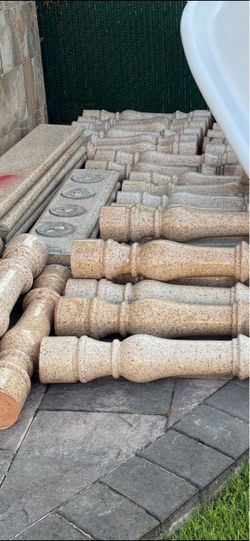 Granite baulisters