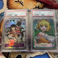 One Piece Card Game PSA 10 Cards Manga Monkey D. Luffy